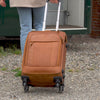 Leren Trolley Koffer Cognac Key Largo