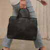 Leather Schoulder bag Black Rivera