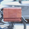 Fahrradtasche Leder Cognac Gent