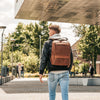 Leather Backpack Cognac Rich