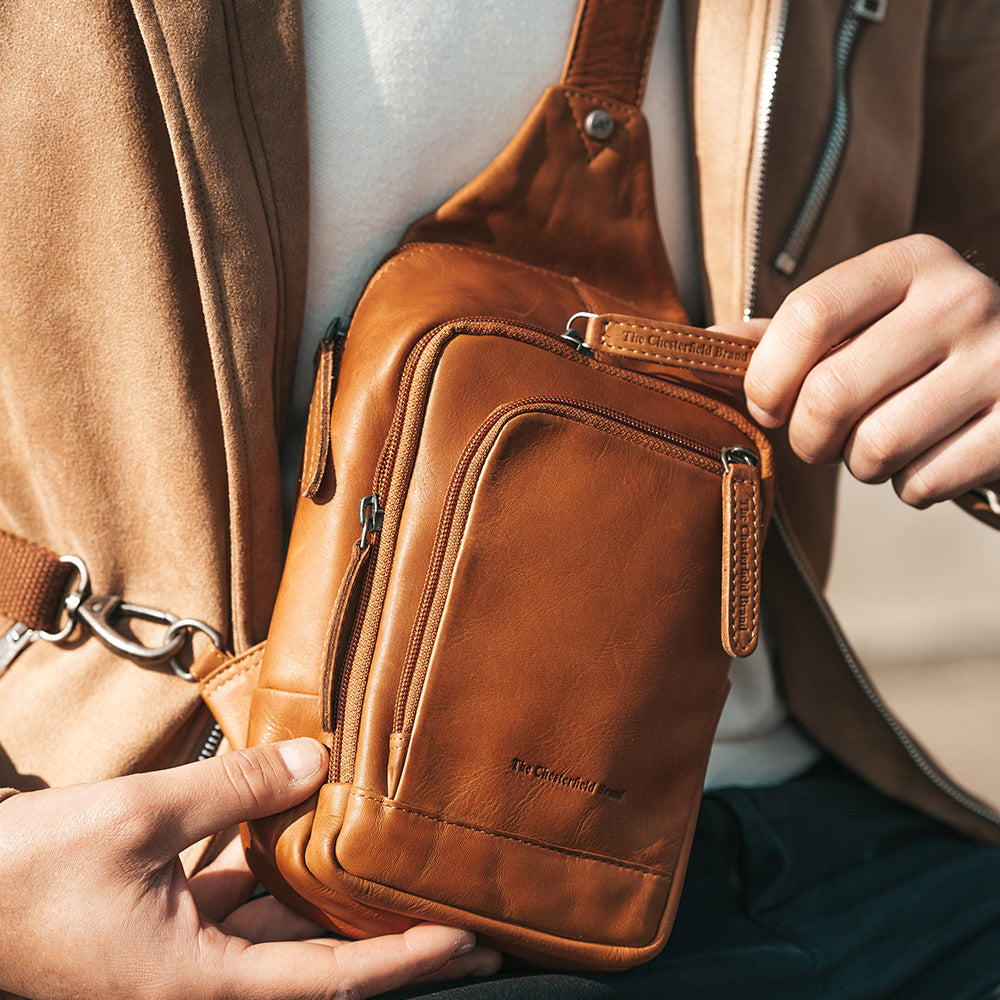 Leather outlet crossbody/backpack