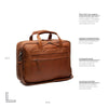 Leather Laptop Bag Cognac Ryan