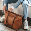 Leather Shopper Cognac Salo