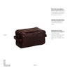 Leather Toiletry Bag Brown Stacey