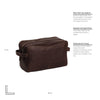 Leather Toiletry Bag Brown Stefan