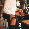 Leather Holster for Waiter Wallet Cognac Taiwan