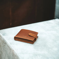 Leather Wallet Cognac Yamba